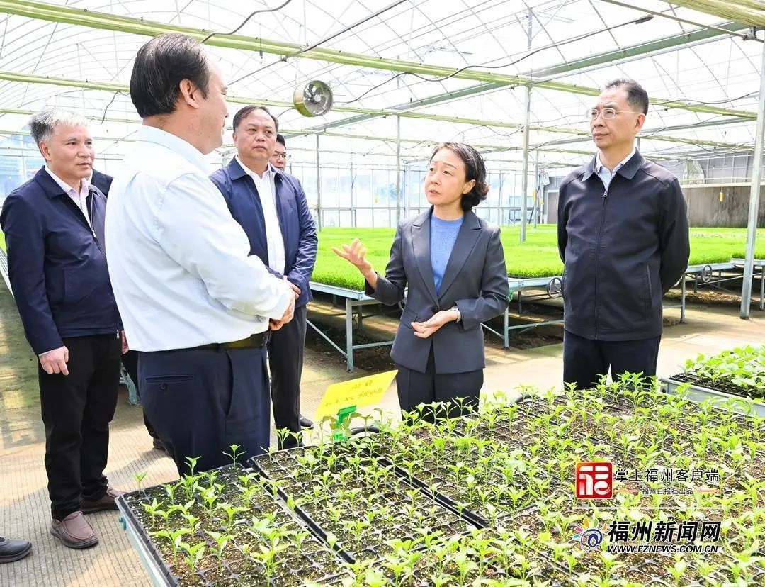 郭宁宁吴贤德赴长乐区调研春耕生产和农业产业发展
