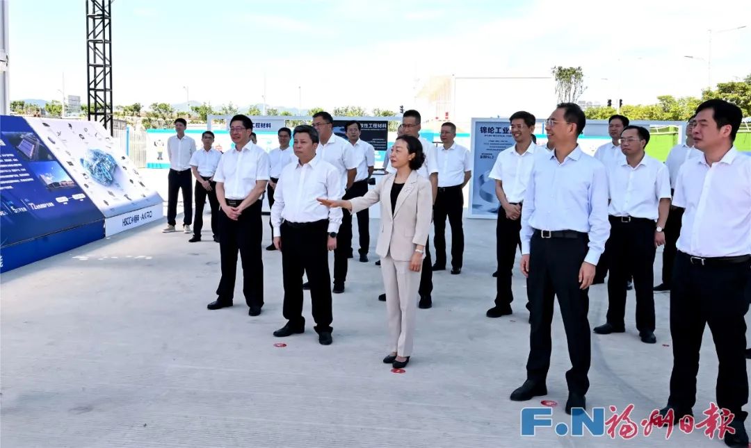 郭宁宁吴贤德带队赴福州新区（长乐区）开展“亮晒比学”活动